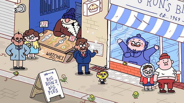 Screenshot from Thank Goodness You're Here!